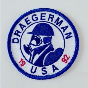 🔥 Draegerman USA 1992 Mine Rescue SCBA Emergency Responder Embroidered Patch